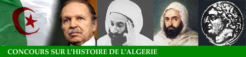 CONCOURS SUR L’HISTOIRE DE L’ALGERIE